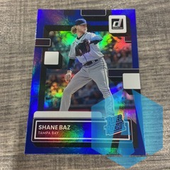 2022 Panini Donruss Shane Baz Blue Foil Rated Rookie RC #66